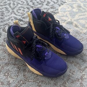 Adidas Dame 8 Honoring Black Excellence Sneakers Purple Black 10